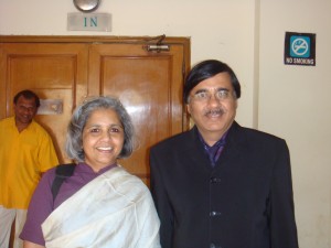 DR Uma Nambiar CEO of S L Raheja Hospital with Dr Deepak K Jumani