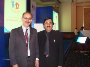 Dr Enrique from Joslin,USA & Dr Deepak K Jumani