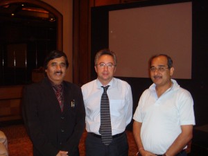 Dr Deepak K Jumani with Austrian Lipidologist Dr Karman Koster and Dr Haresh Jumani