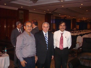 Dr Osama Hamdyof Joslin , USA with Dr Deepak K Jumani & Dr Haresh Jumani